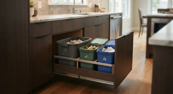 5 raisons d'opter pour des poubelles coulissantes innovantes